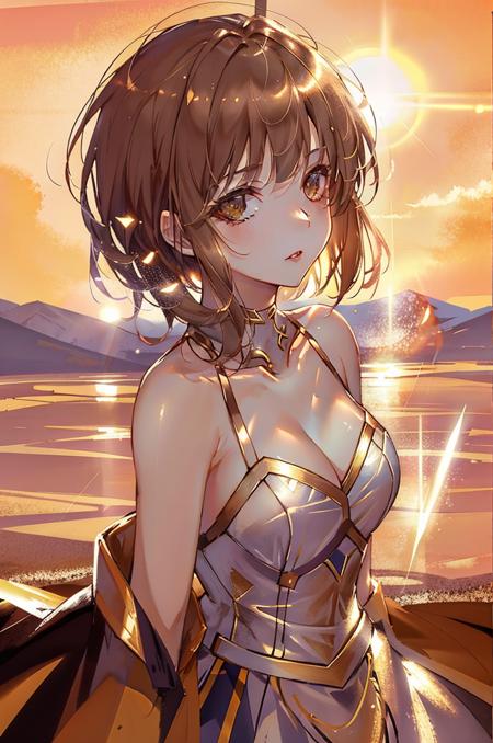 00001-1716613414-masterpiece, high quality,1girl,looking at viewer,(saber),_golden hour, (rim lighting)_1.2, _warm tones, sun flare, soft shadows.png